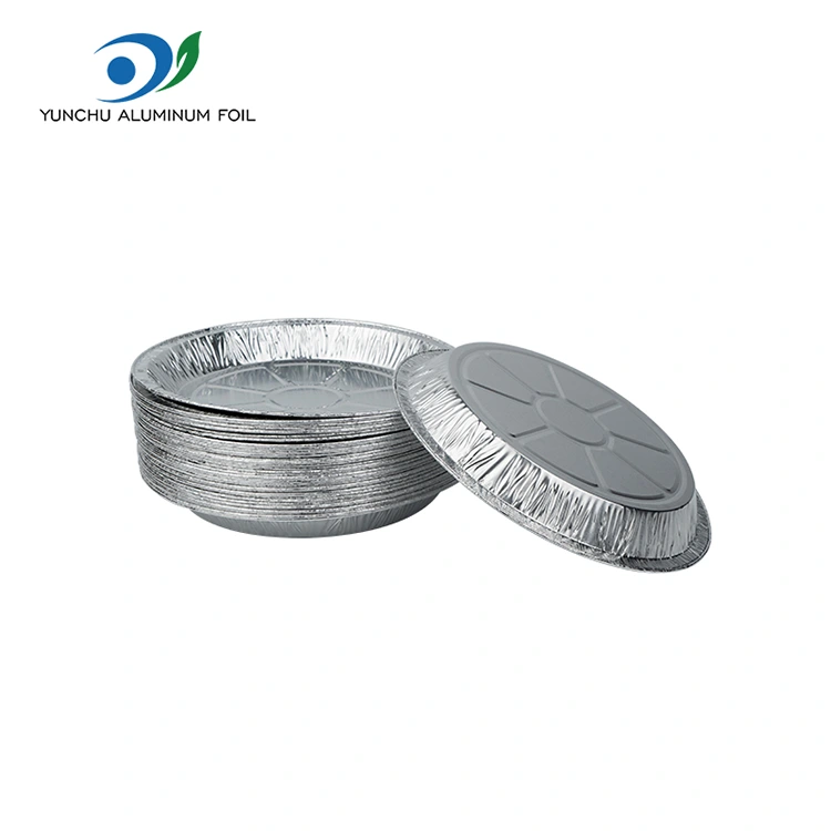 Rund luft Fryer Takeaway Silver Aluminium Foil Food Container