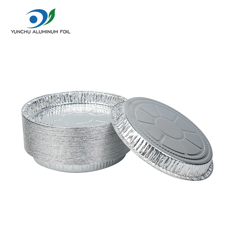 7-9 tommer pizza panne sølv aluminiumsfoliebeholdere