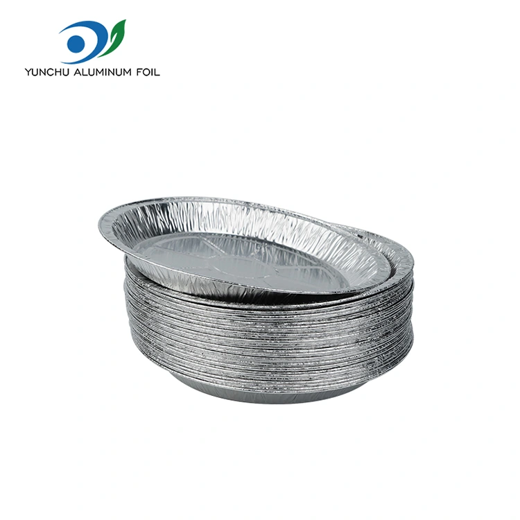 Rund luft Fryer Takeaway Silver Aluminium Foil Food Container