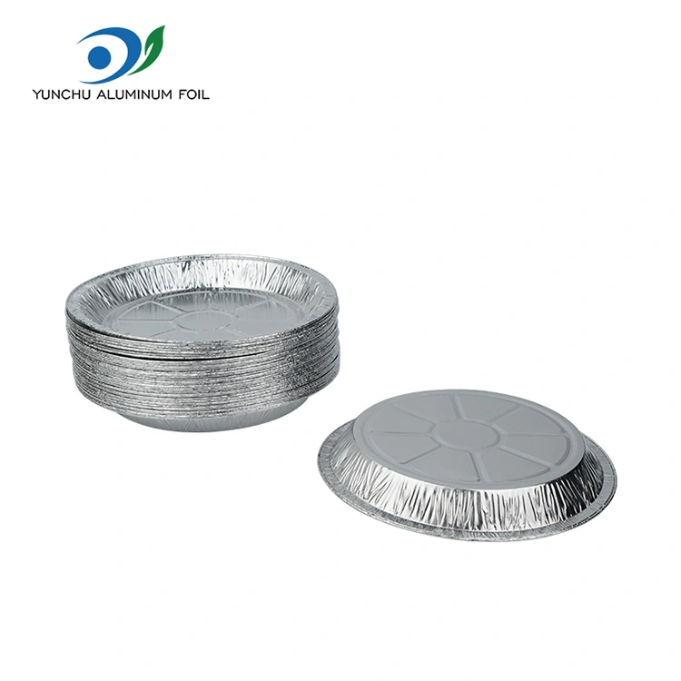 Rund luft Fryer Takeaway Silver Aluminium Foil Food Container