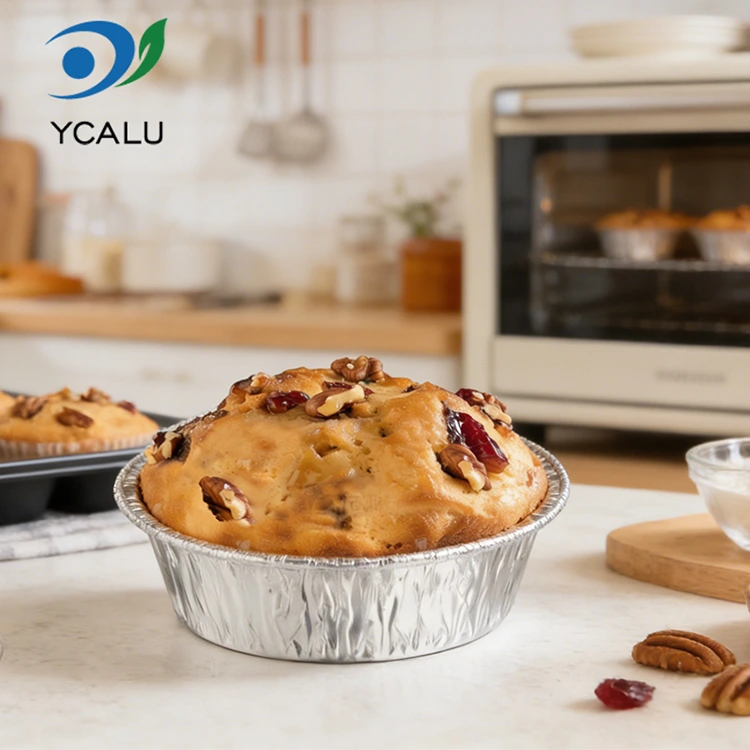 Engangs bakeluftfrityrkoker Sølv aluminiumsfolie matbeholdere