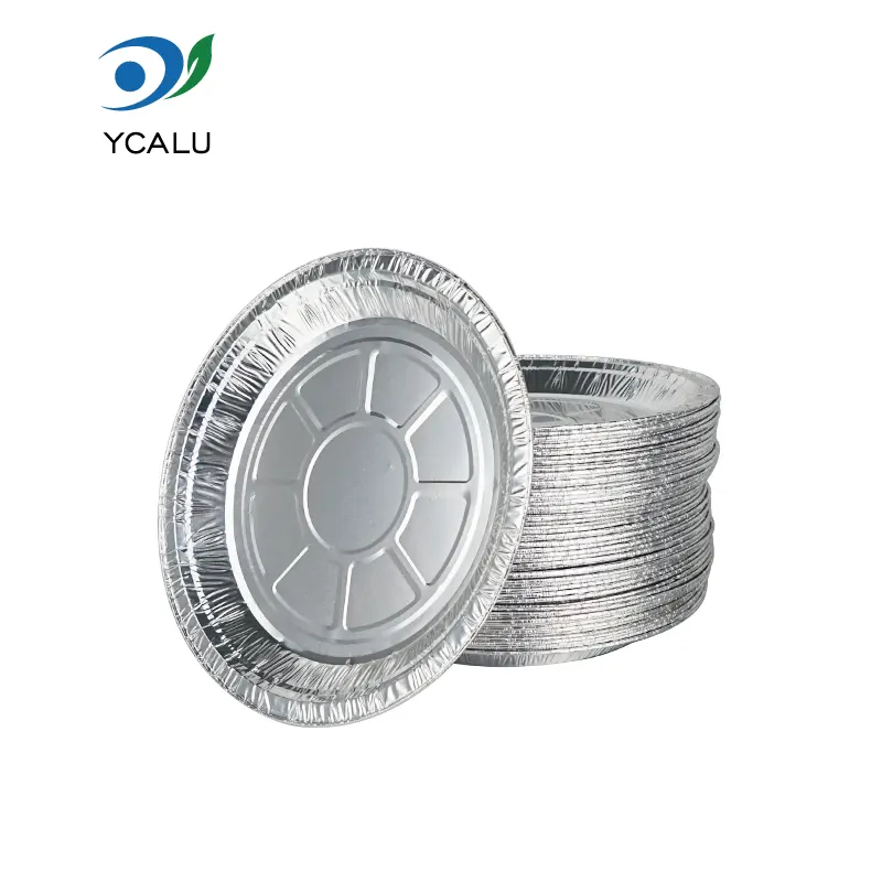 Engangs plate luftfrityrkoker Sølv aluminiumsfolie matbeholdere