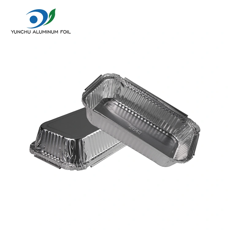Engangsrollemat kasse grillsølv aluminiumsfoliebeholdere