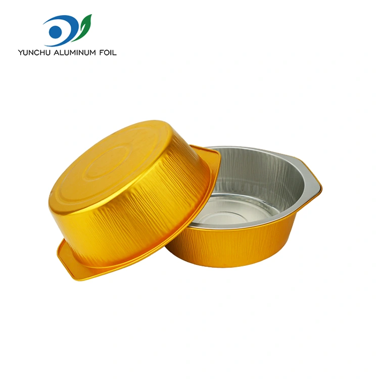 Varmebestandige aluminiumsfoliebeholdere for takeaway og catering