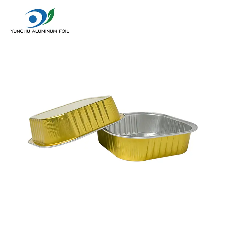 Square Smoothwall Aluminum Foil Containers
