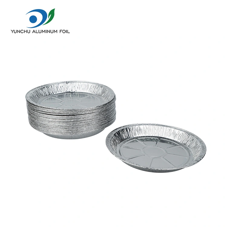 Rund luft Fryer Takeaway Silver Aluminium Foil Food Container