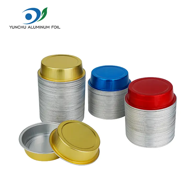 Rund kake baking smoothwall aluminium foliebeholdere