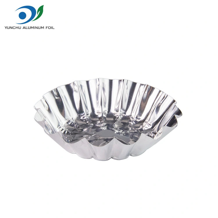 Rund egg terte leketøy baker sølv aluminium folie matbeholder