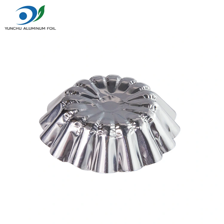 Rund egg terte leketøy baker sølv aluminium folie matbeholder