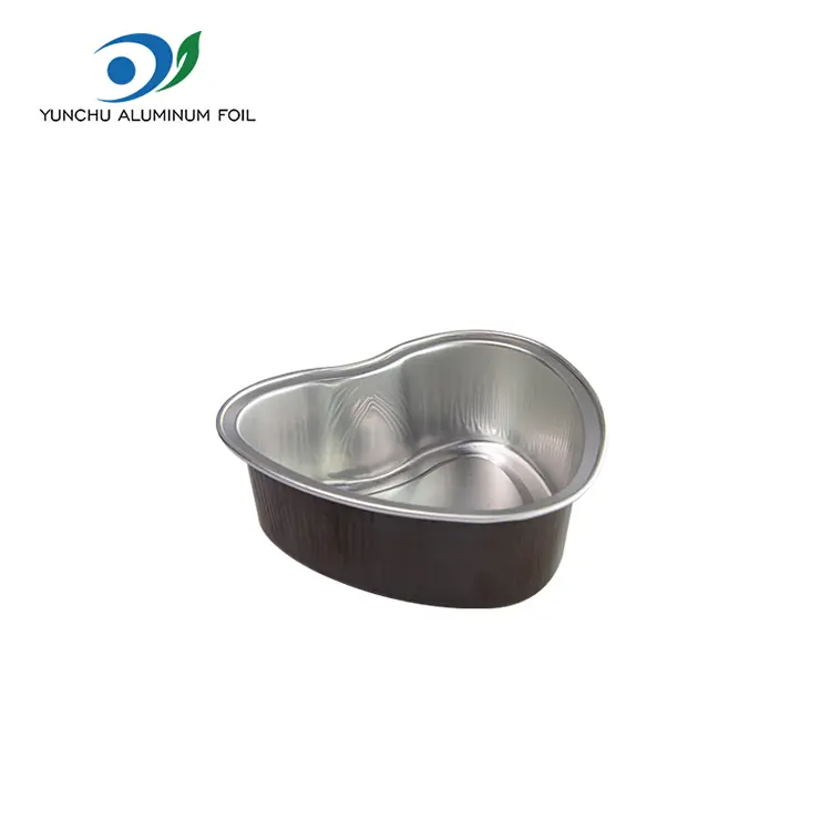 Spesialformet varmeforseglet glattvegg aluminiumsfoliebeholdere
